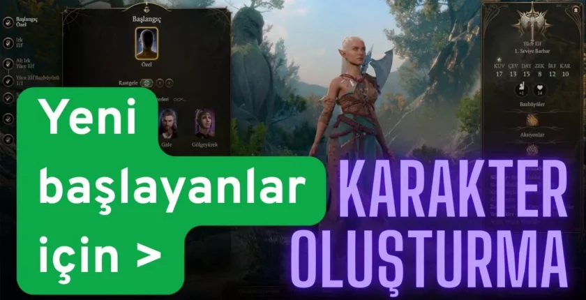 Baldur’s Gate 3 Karakter Geliştirme Rehberi
