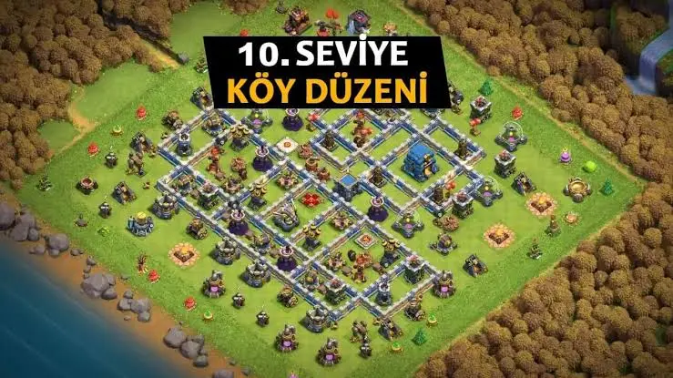 Clash of Clans 10. Seviye Köy Düzeni 2026 Güncel Rehberi