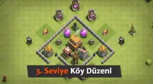 Clash of Clans 3. Seviye Köy Düzeni 2026 Güncel Rehberi