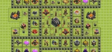 Clash of Clans 9. Seviye Köy Düzeni 2026 Güncel Rehberi